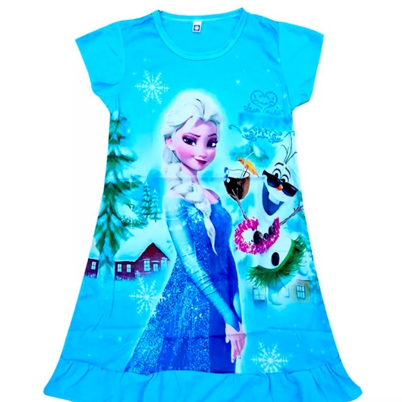 New Disney Frozen Elsa Nightgown - Picture 2 of 5